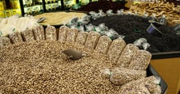 Creative grocery store displays