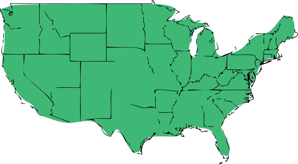 US_Map_Green