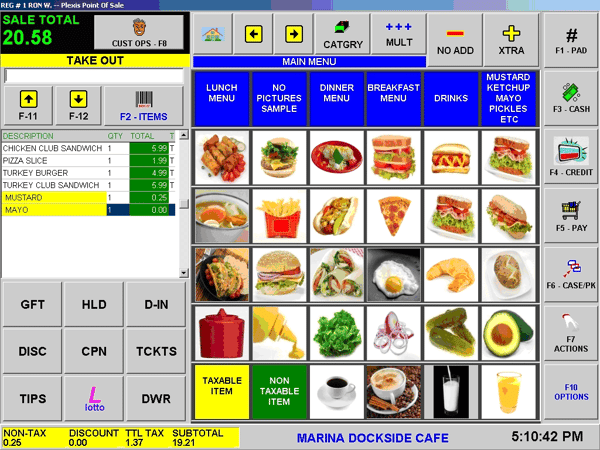 POS system for FastFood