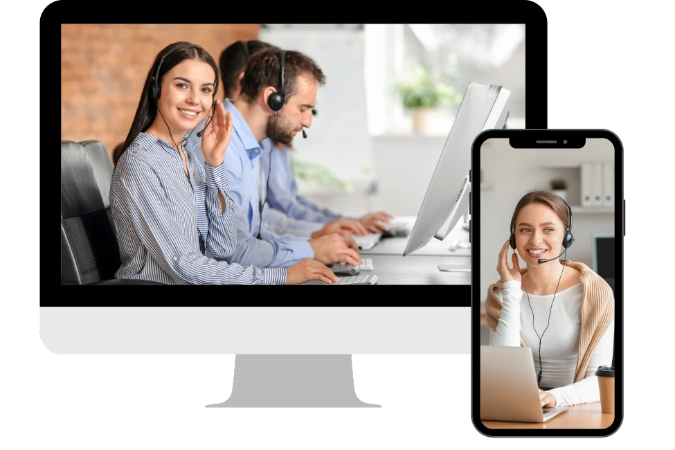 POS customer support agents on phone