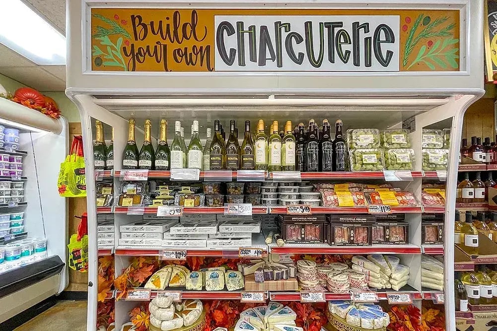 Build your own charcuterie station