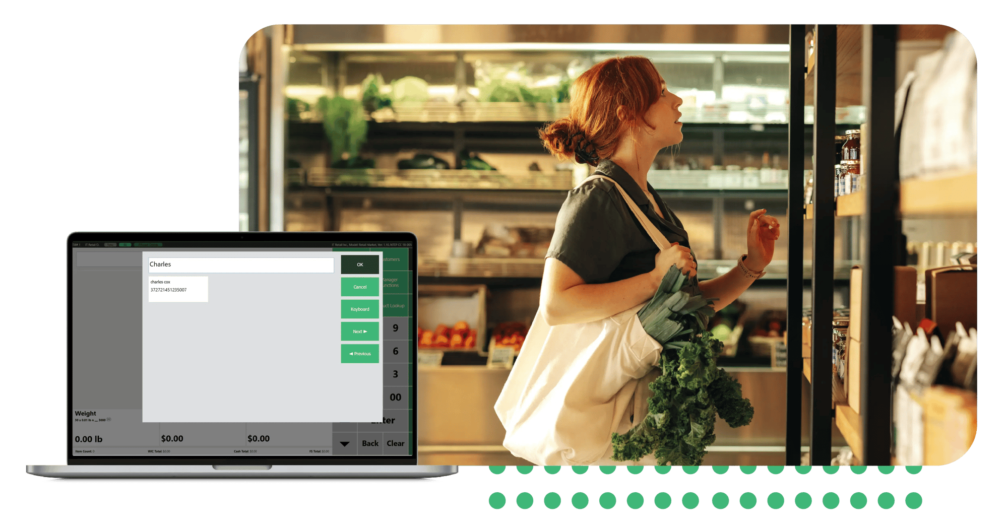 customer loyalty screen