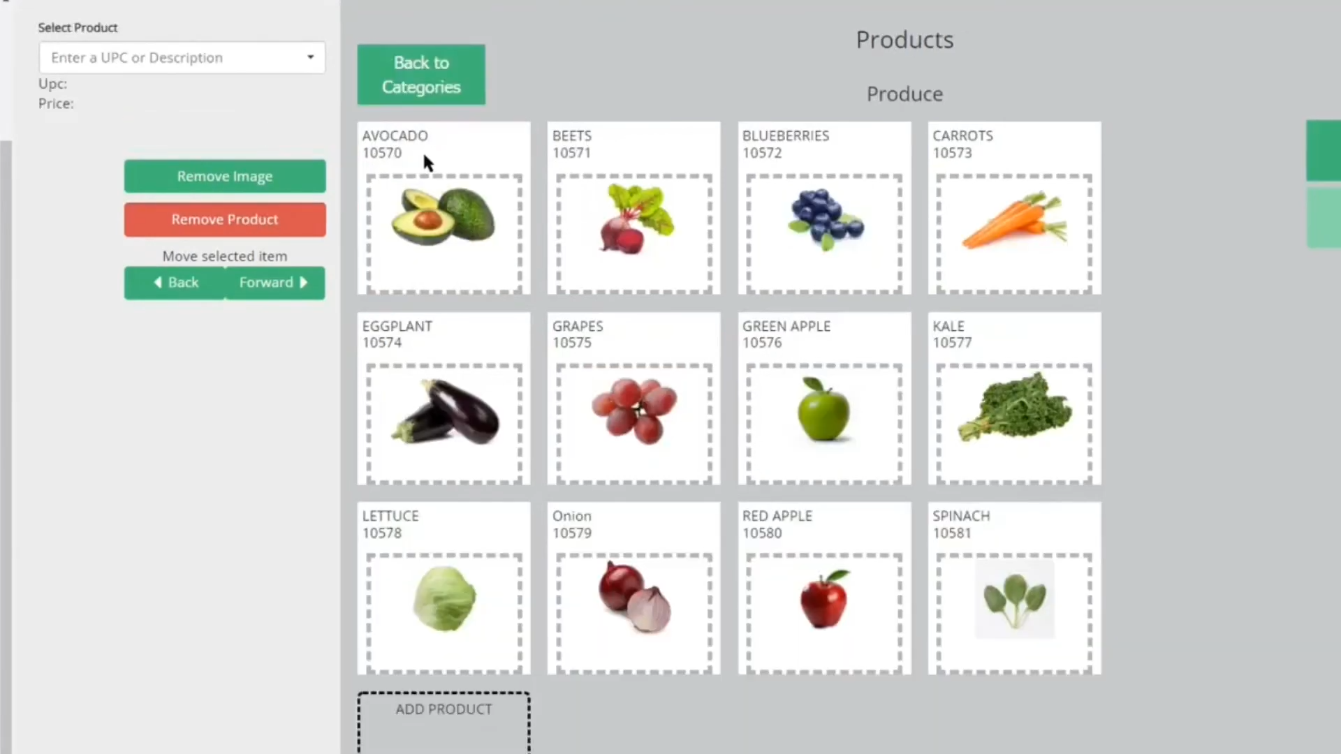 product selection IT Retail